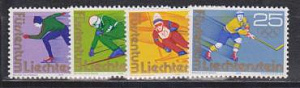 Лихтенштейн 1975, Олимпиада 1976 Инсбрук, Зима, Хоккей, 4 марки